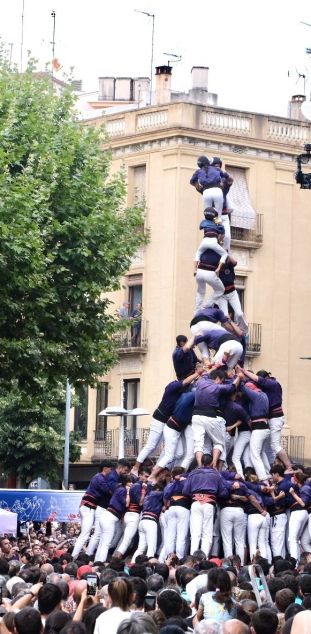 Diada castellera Les Santes 2025. Foto: R.Gallofré
