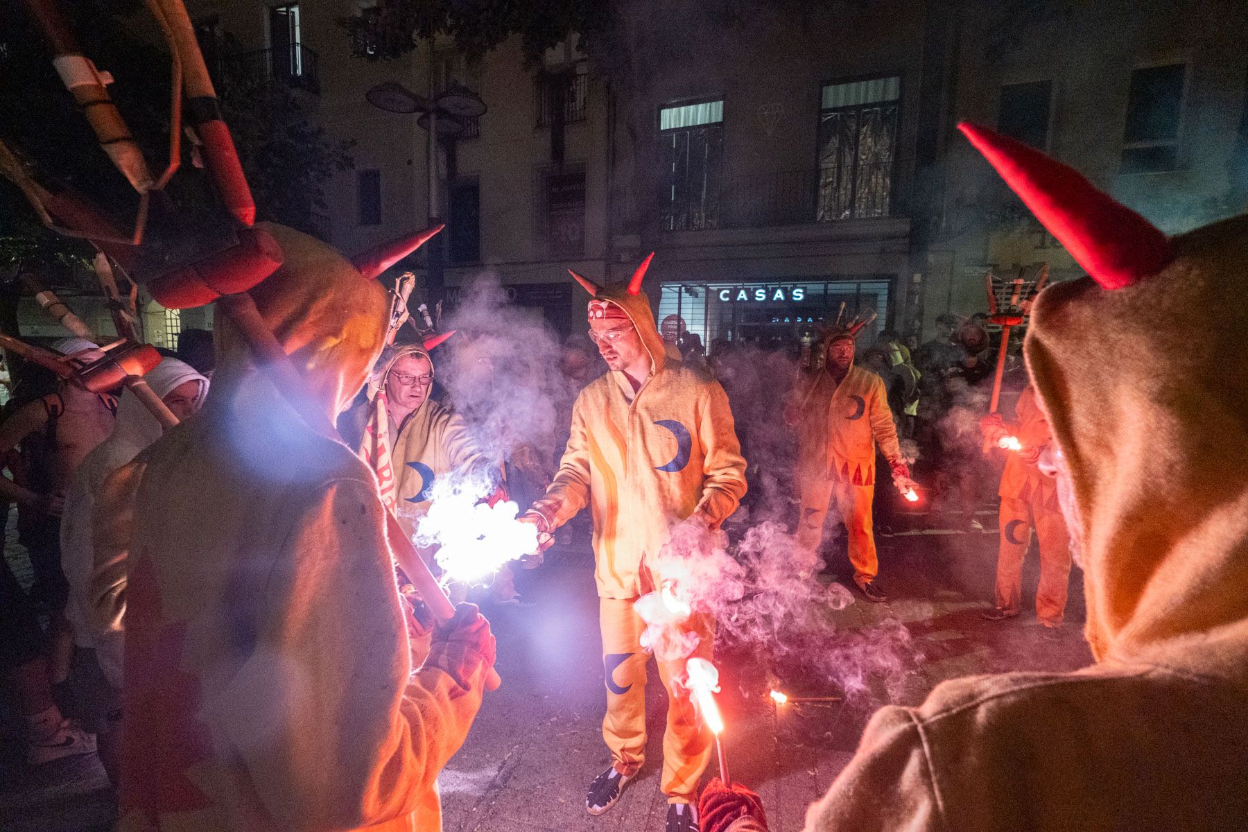 El ball de diables és l'organitzador de l'esdeveniment. Foto: R.Gallofré El ball de diables és l'organitzador de l'esdeveniment. Foto: R.Gallofré