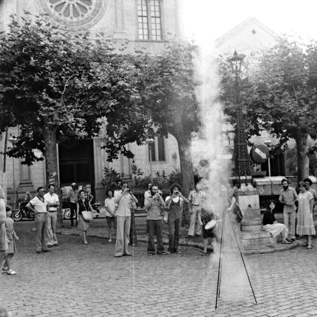 Les Santes de la dècada dels 70, època del 'Fem-ne Festa Major'. Foto: Arxiu Miquel Sala