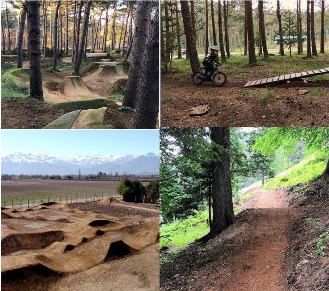 Exemples dels tipus de circuits que hi haurà al Bike Park