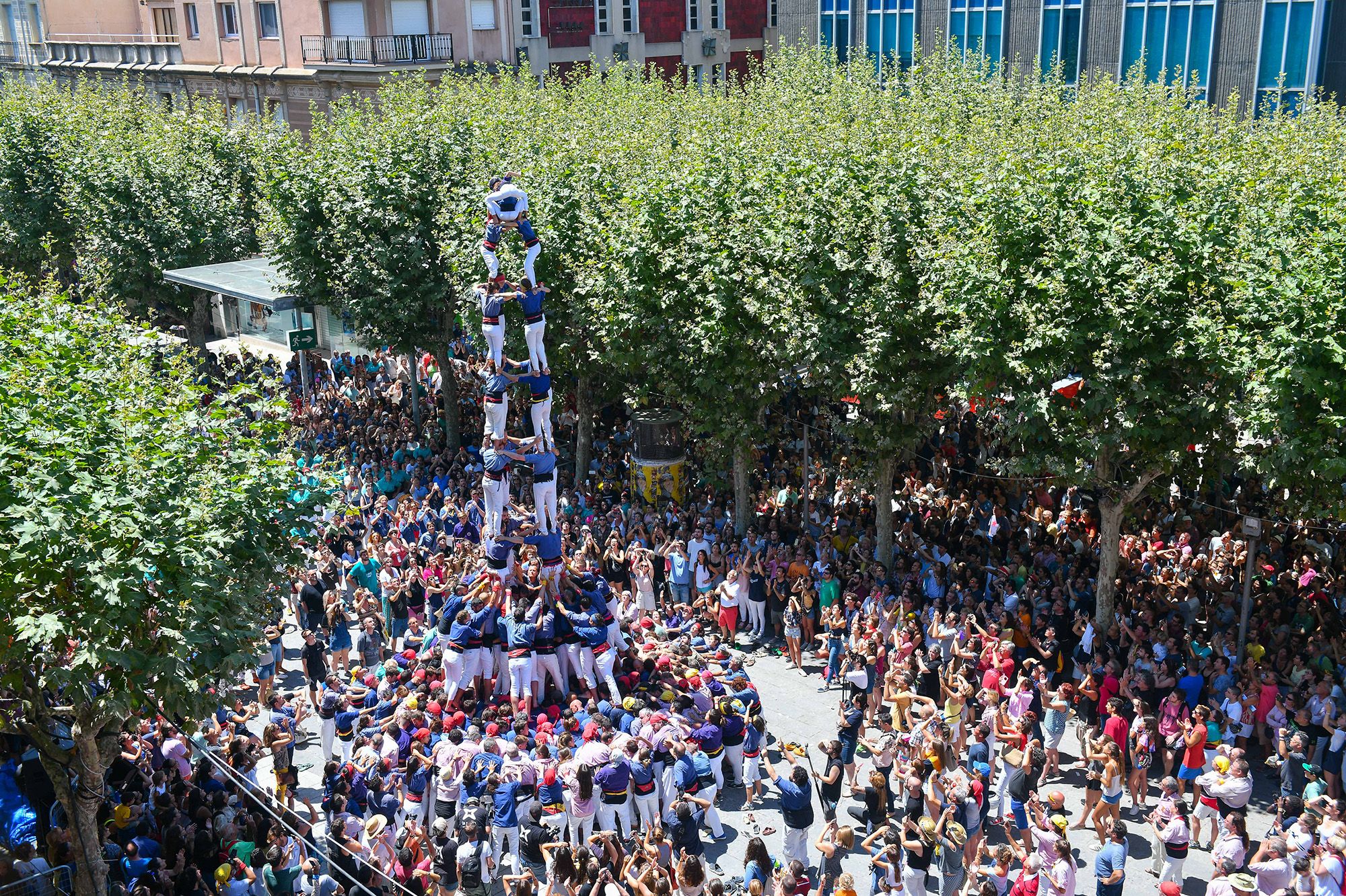 La jornada castellera de Les Santes
