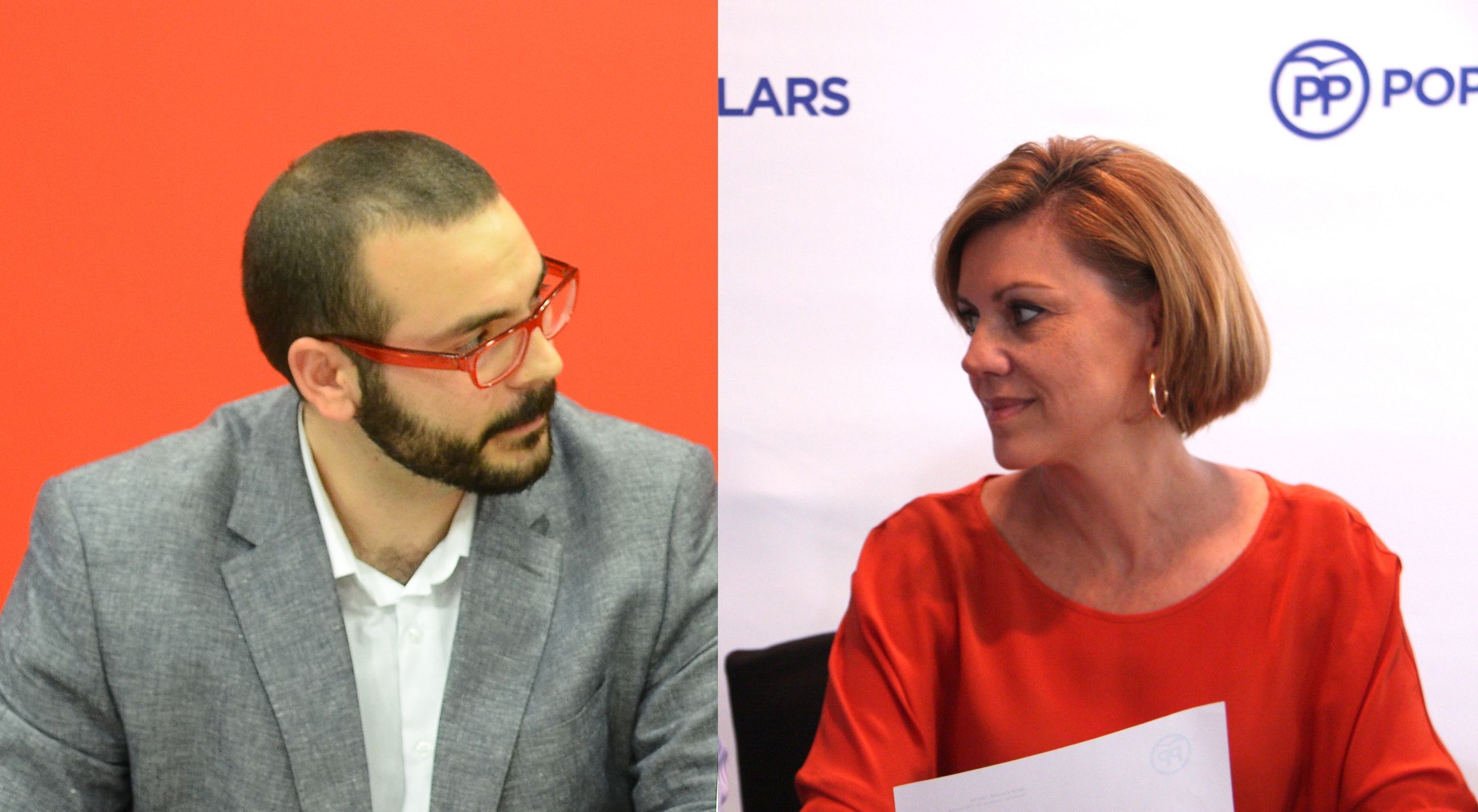 Mirades de complicitat entre l'Alcalde i la Ministra