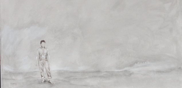 Un dels quadres de l'artista Un dels quadres de l'artista