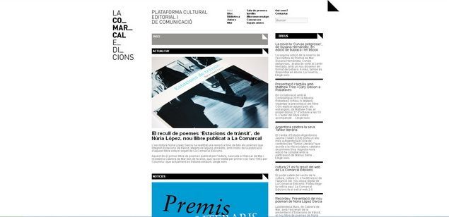 La página web de La Comarcal La página web de La Comarcal