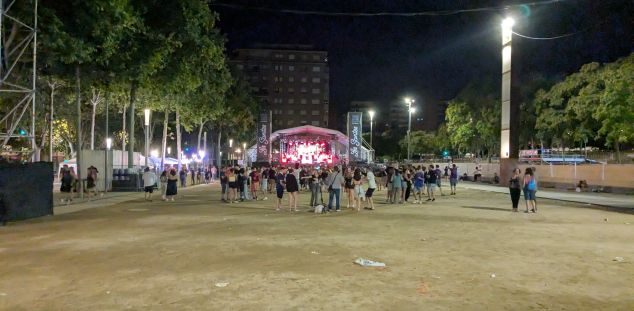 El Parc Nou, totalment desèrtic.Foto: Cugat C.