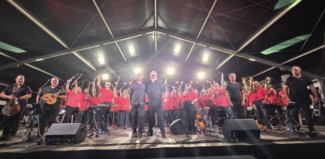Grandiós concert del Botifarra amb la Banda. Foto. Cedida