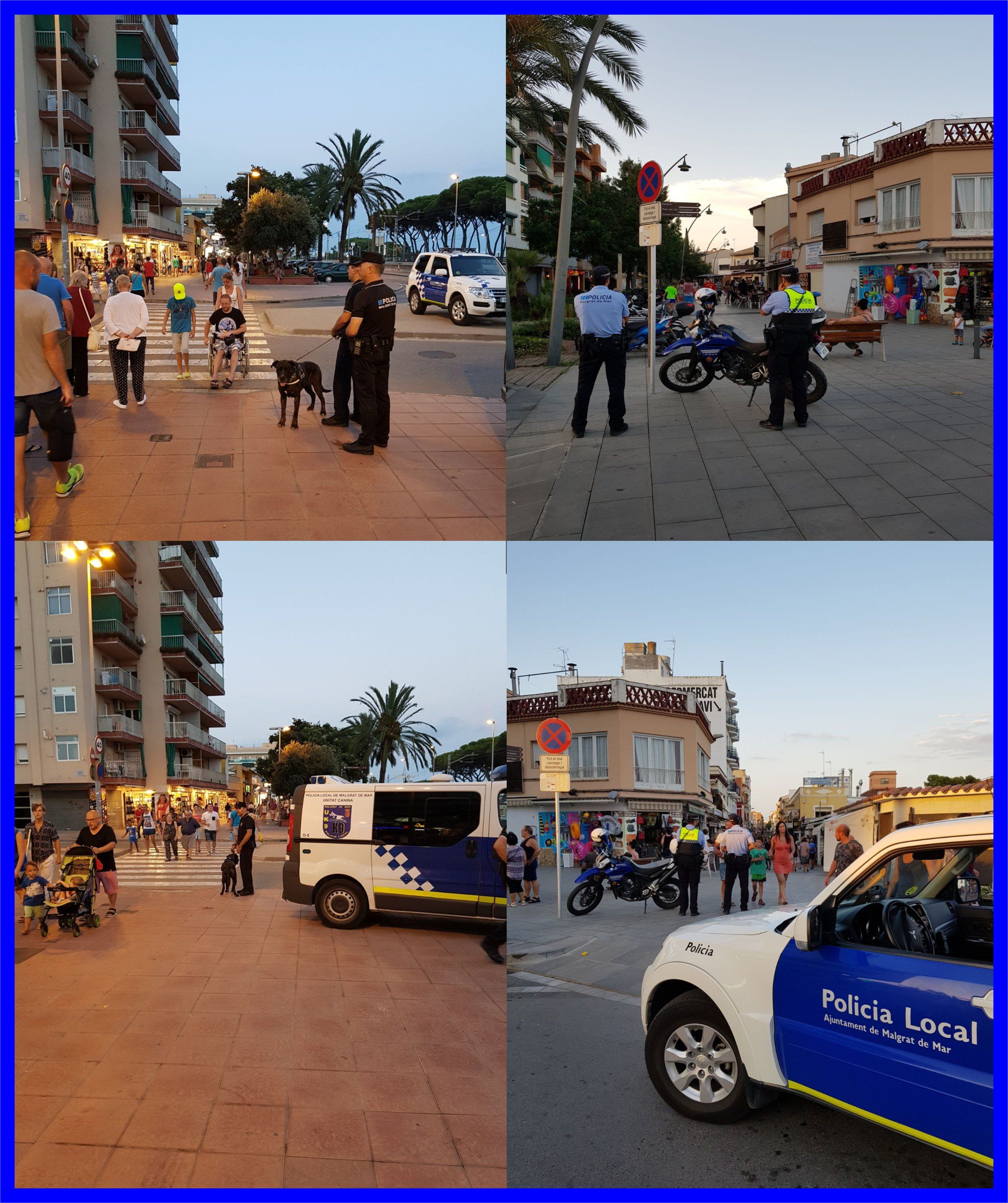 La Policia de Malgrat de Mar, protagonista
