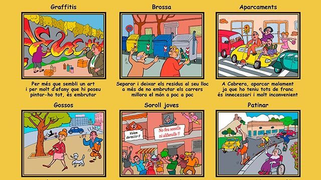 Una de les pàgines de l'auca