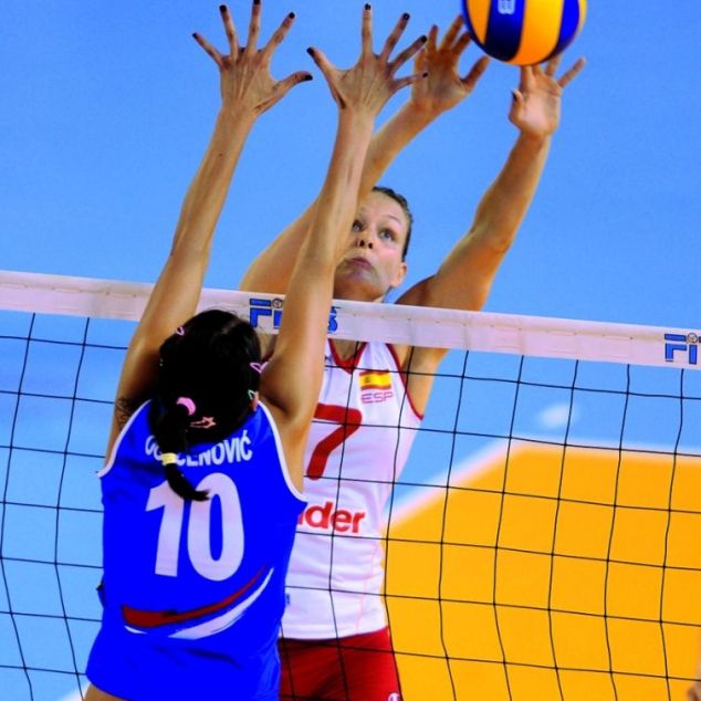 Amaranta Fernández, en un partit
