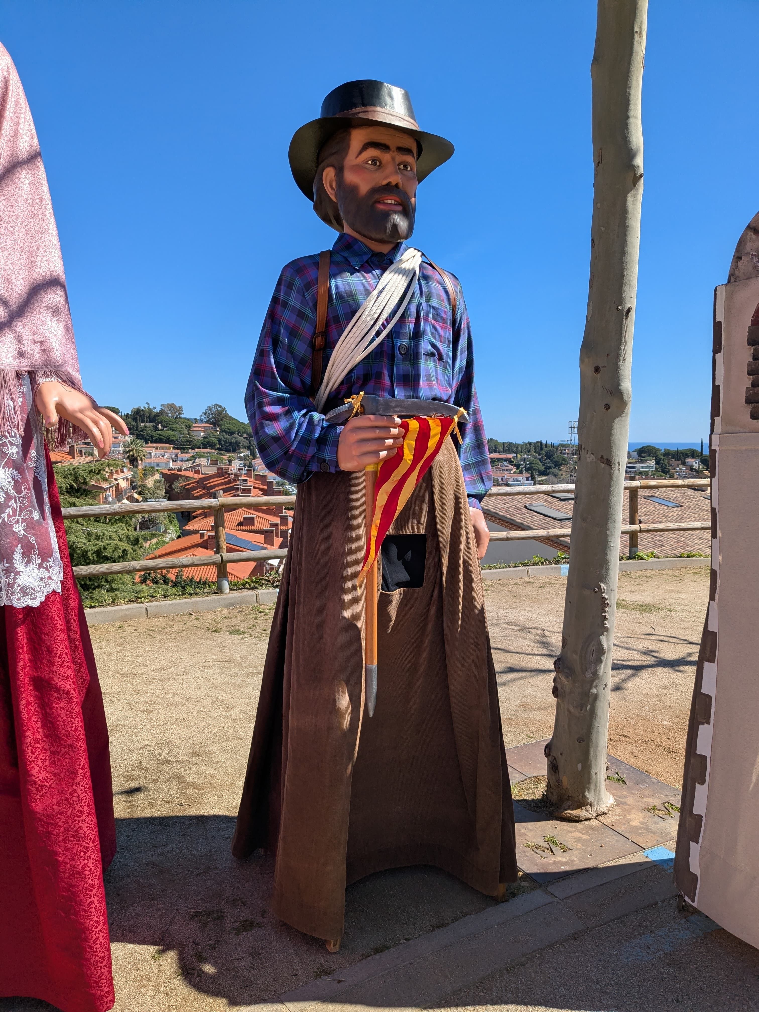 El gegantó d'en Toni Sors, de Sant Vicenç de Montalt