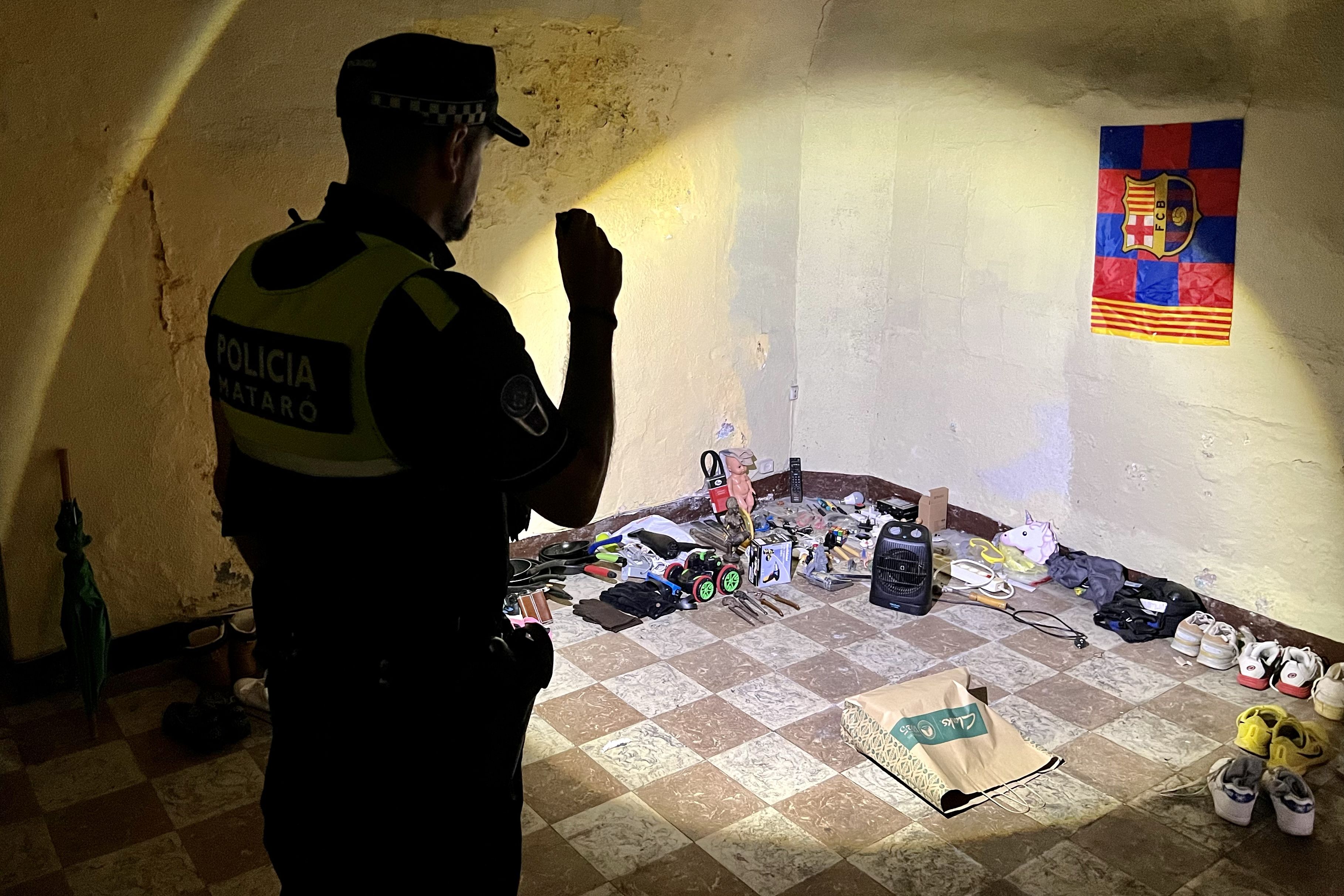 Tareas contra las ocupaciones en Mataró.
