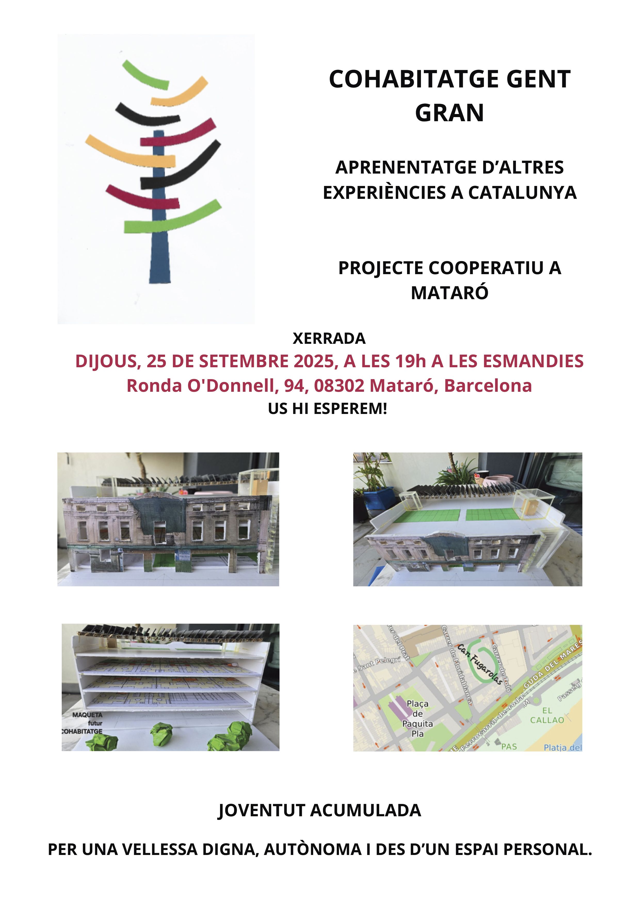 Cartell cohabitatge gent gran Esmandies Cartell cohabitatge gent gran Esmandies