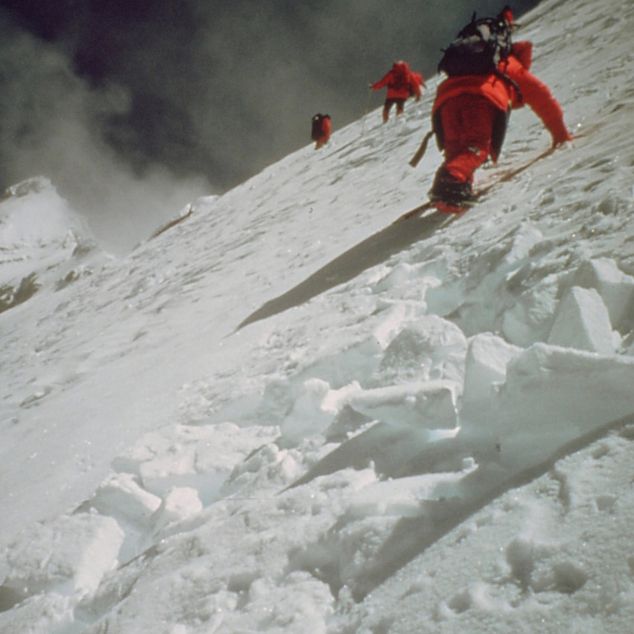 Una imatge de l'expedició a l'Everest de 1985. Foto: Cedida a l'ACN Una imatge de l'expedició a l'Everest de 1985. Foto: Cedida a l'ACN
