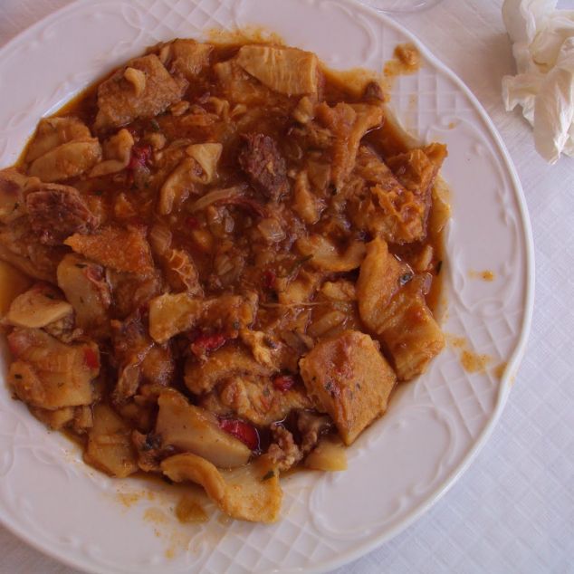 Un plat de tripa de Cal Víctor Un plat de tripa de Cal Víctor
