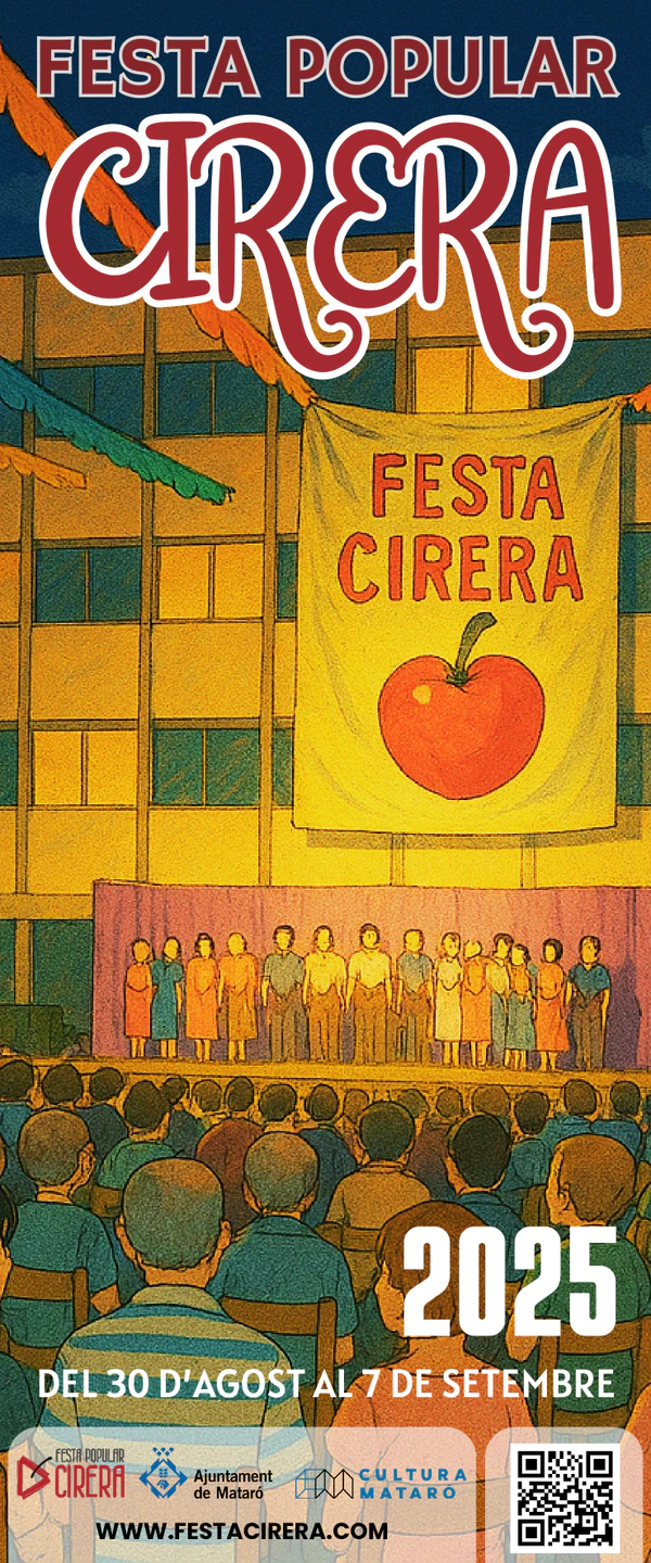 El cartel de la Fiesta Popular de Cirera El cartel de la Fiesta Popular de Cirera