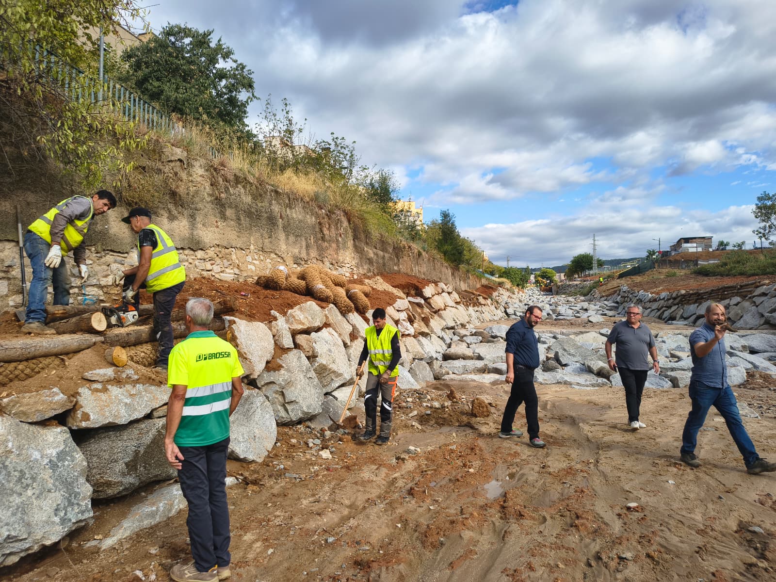 Treballs de renaturalització de la Riera de Sant Simó, aquest setembre Treballs de renaturalització de la Riera de Sant Simó, aquest setembre