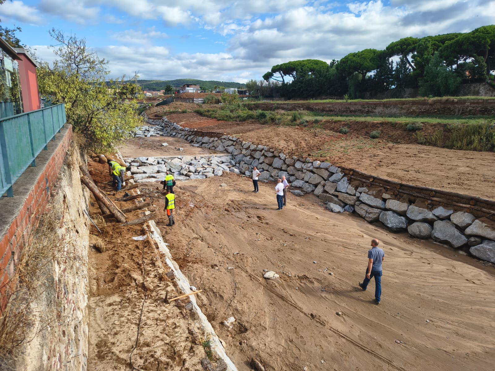 Treballs de renaturalització de la Riera de Sant Simó, aquest setembre Treballs de renaturalització de la Riera de Sant Simó, aquest setembre