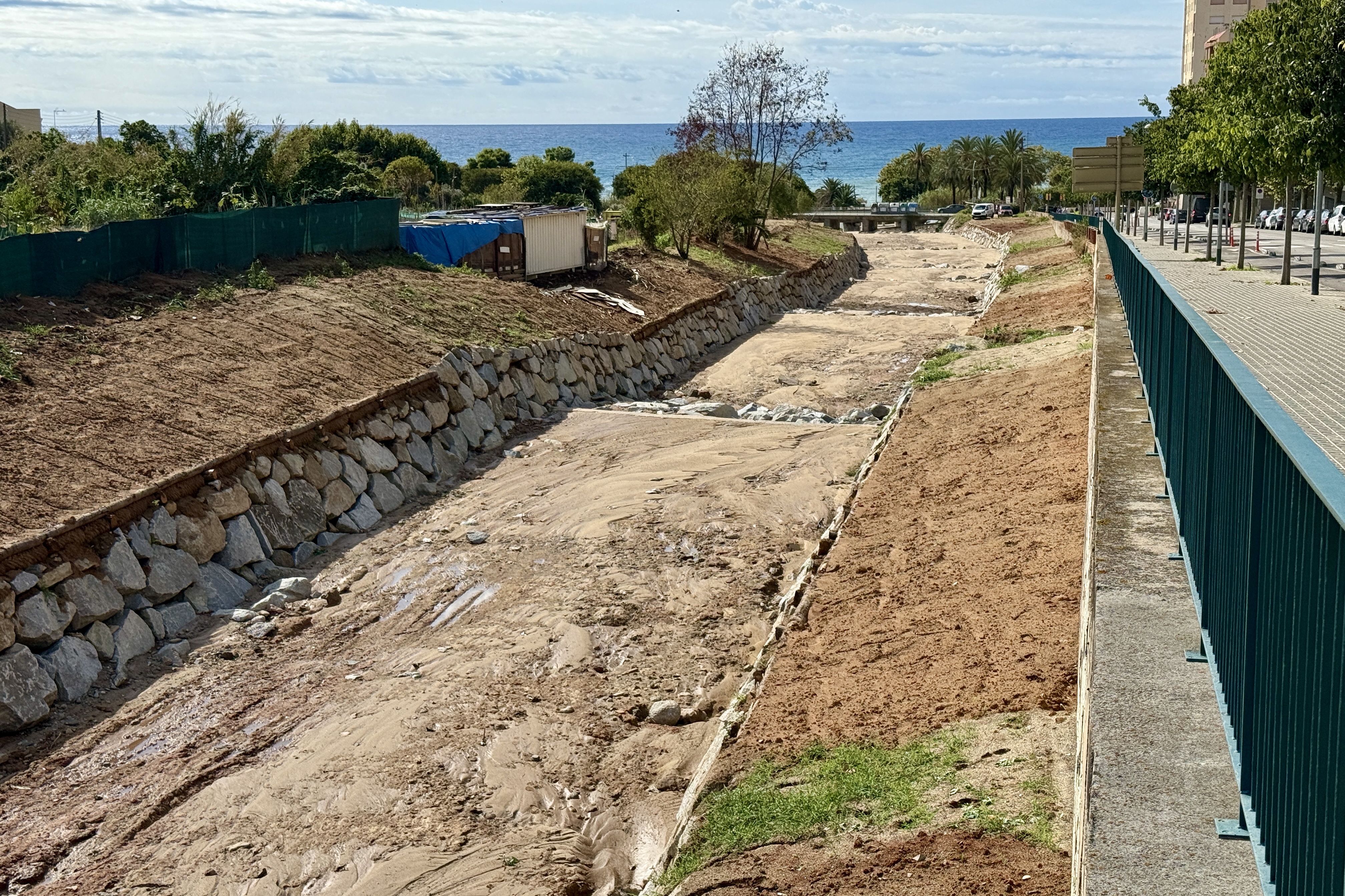 La Riera de Sant Simó, aquest setembre. Foto: ACN