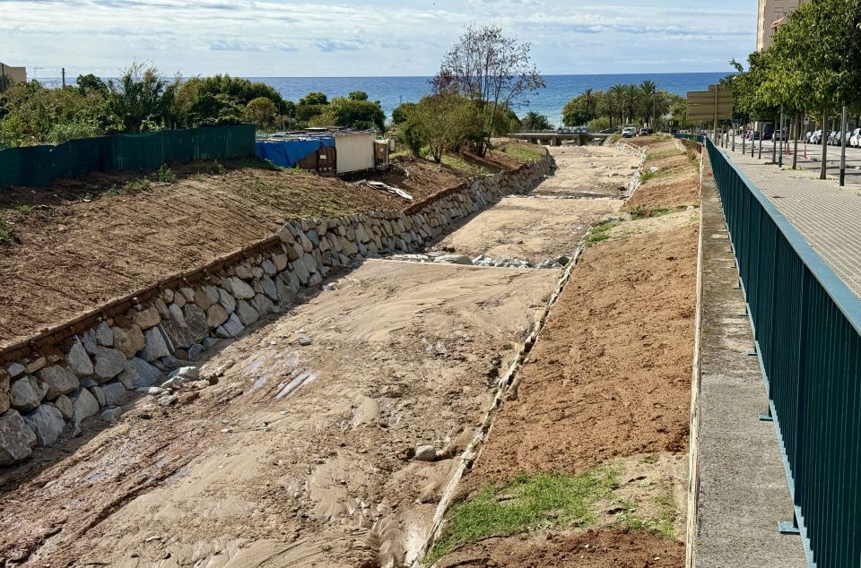 La Riera de Sant Simó, aquest setembre. Foto: ACN La Riera de Sant Simó, aquest setembre. Foto: ACN