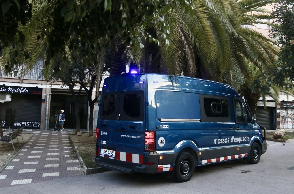 Una de las entradas del dispositivo de Mossos en Mataró. Foto: ACN