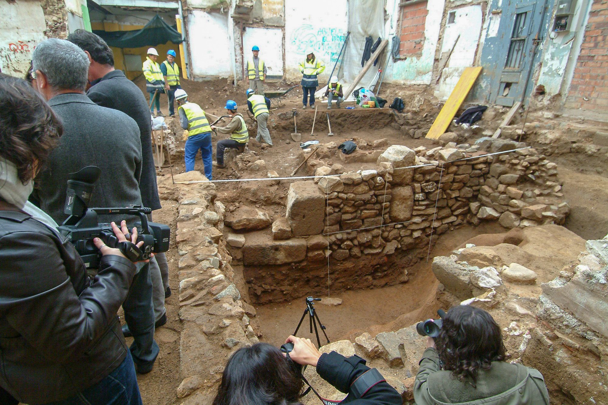 Les restes arqueològiques de la domus, excavades el 2008 