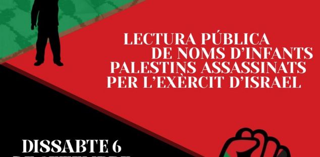 El primer acte de 'Mataró amb Palestina' aquest dissabte El primer acte de 'Mataró amb Palestina' aquest dissabte