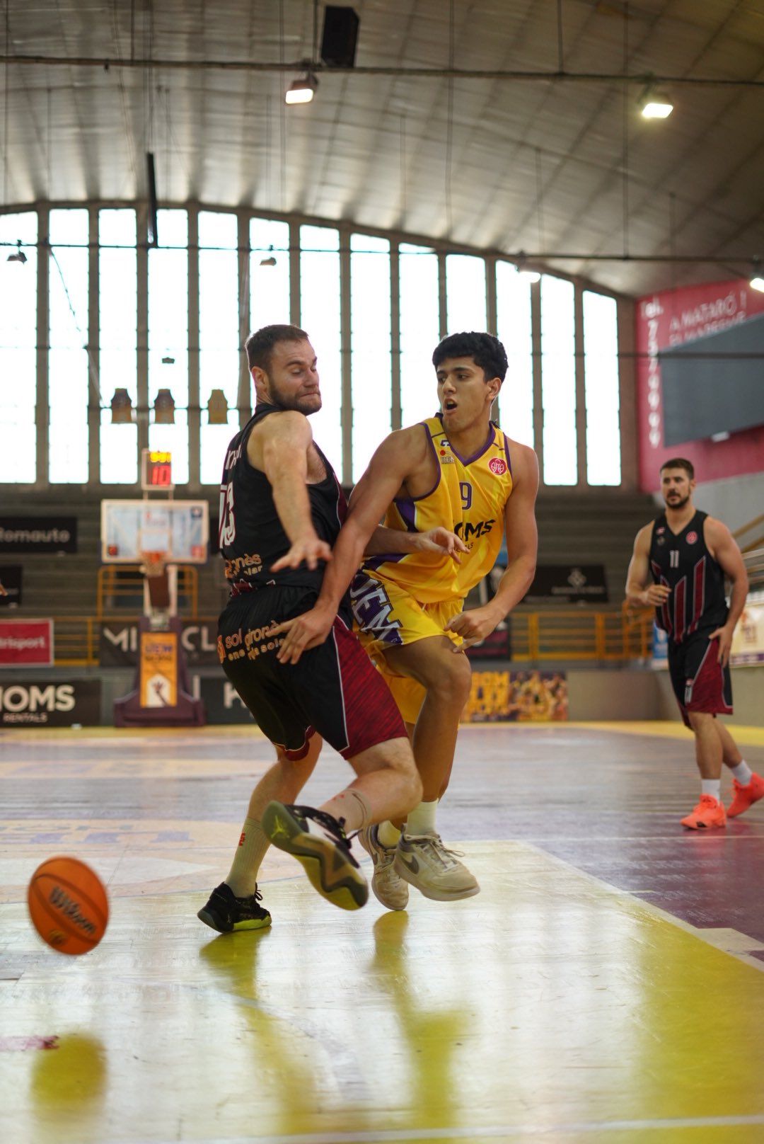 Una imatge del partit. Foto: UEM.