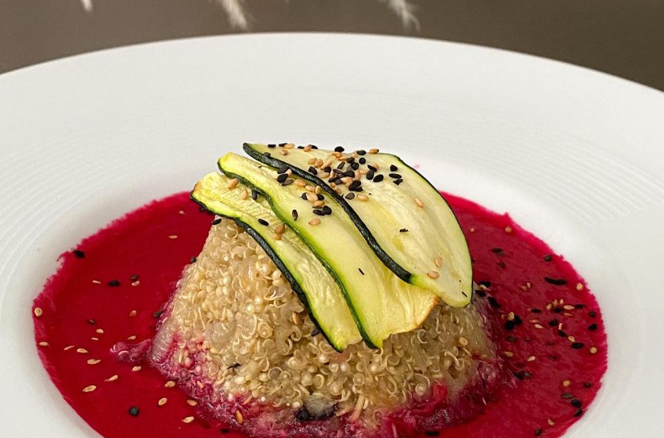 Un plat de la Cuina del Cel, referent per a vegans al Maresme Un plat de la Cuina del Cel, referent per a vegans al Maresme