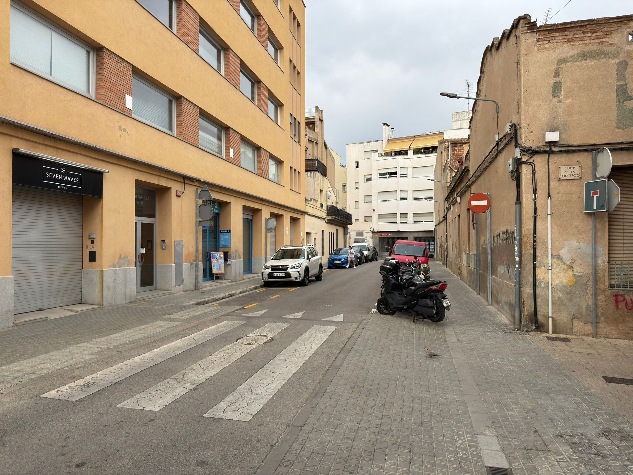 La zona on es va produir l'agressió sexual