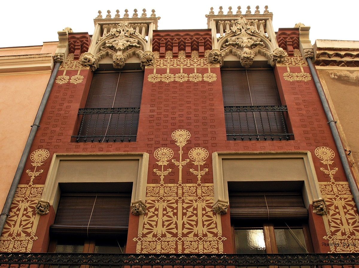 Casa Parera, un dels edificis modernistes de Puig i Cadafalch a Mataró