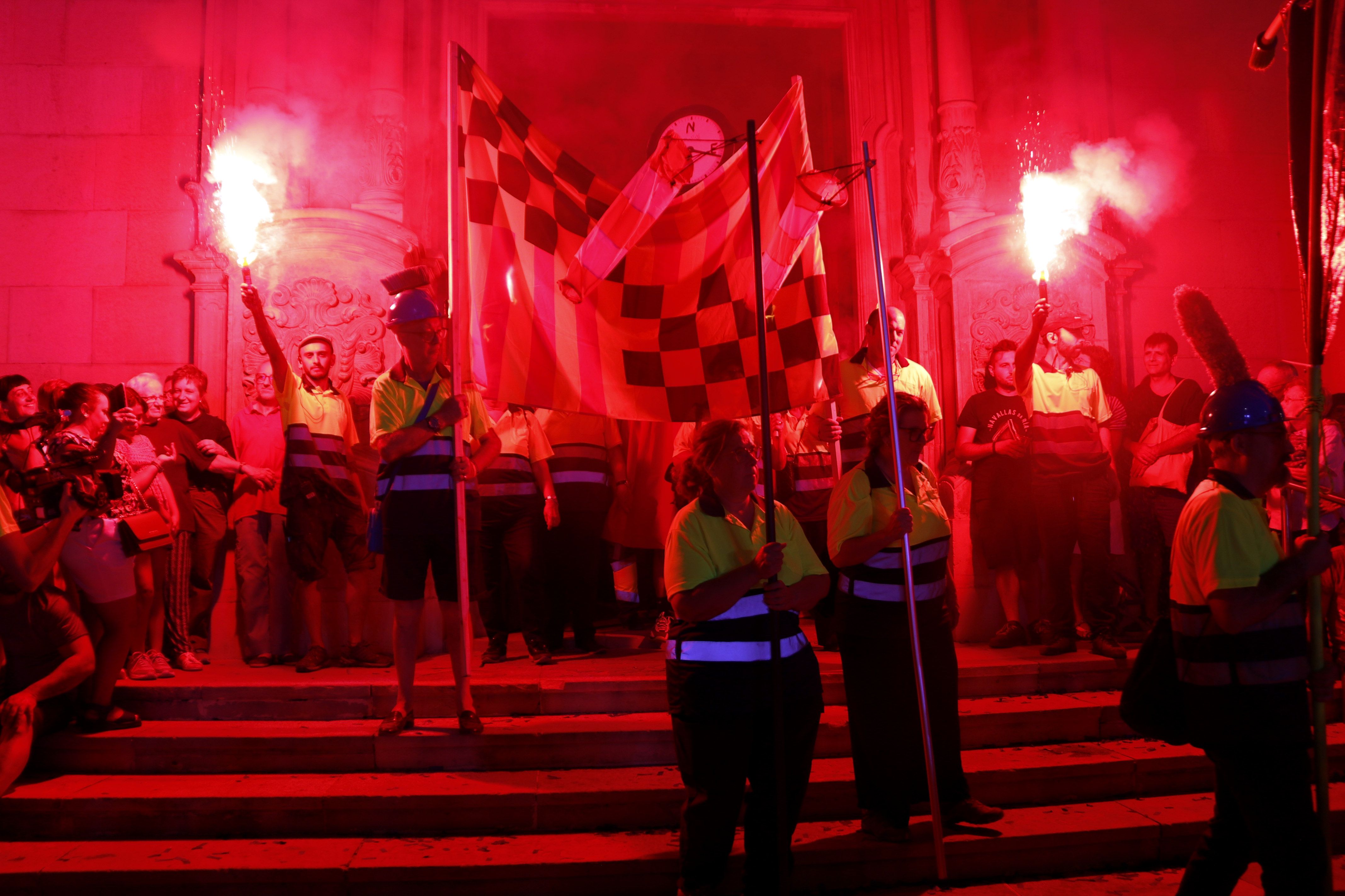 El espectáculo inaugural de la Fira de Tàrrega. Foto: ACN