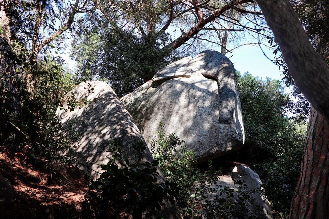 L'elefant, una de les escultures al bosc encantat. Foto: Clemens Schmillen