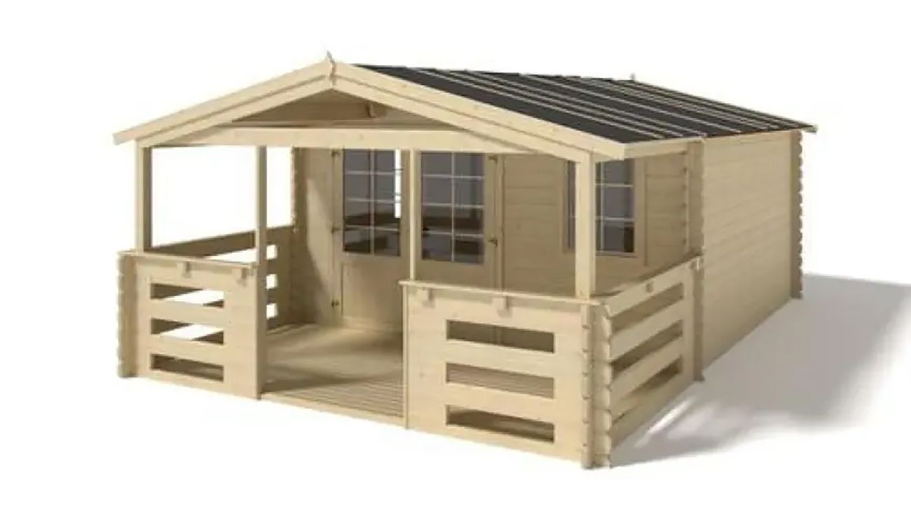 La casa prefabricada de madera de Leroy Merlin