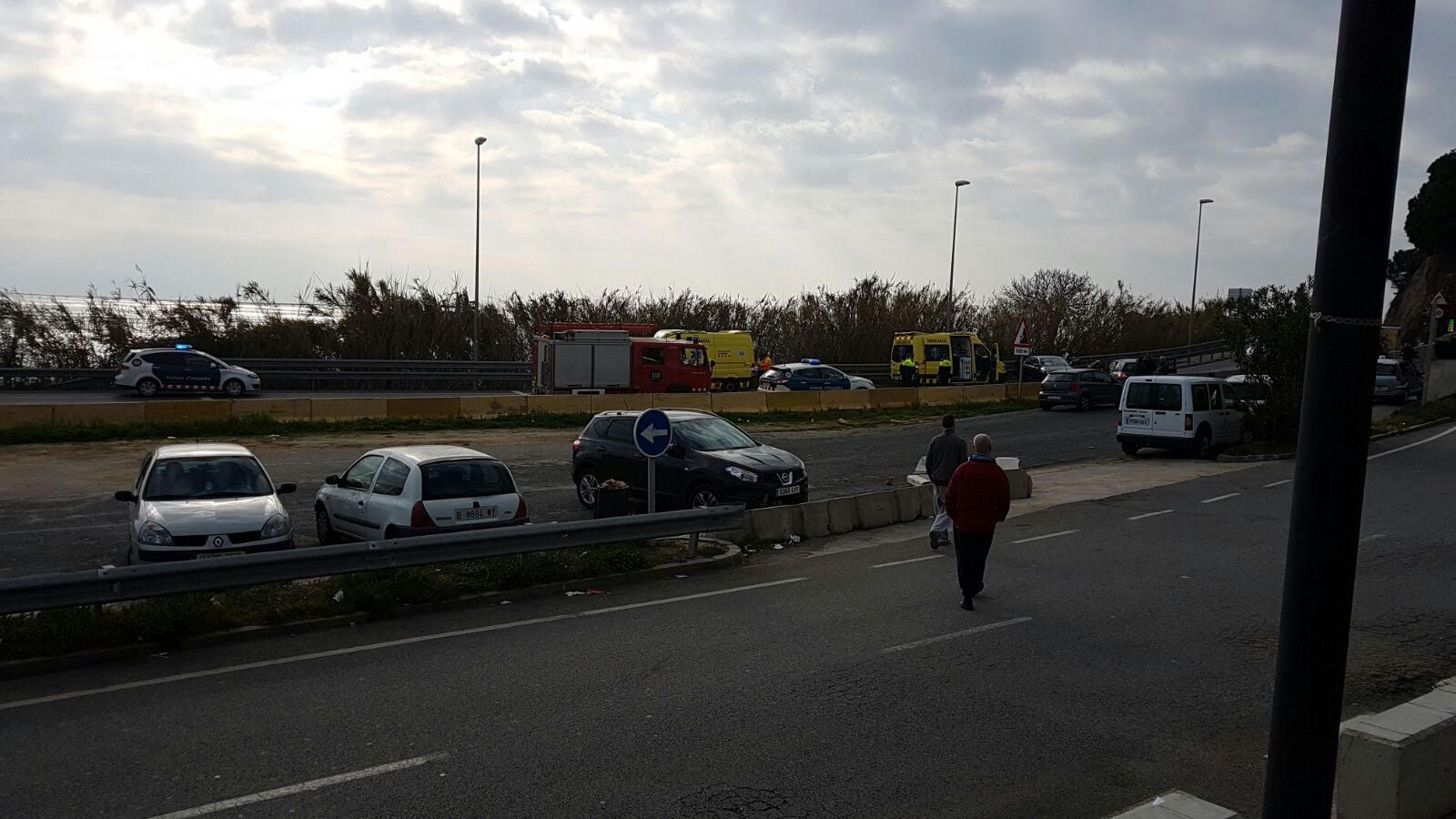 Imagen del accidente. Foto: Cedida