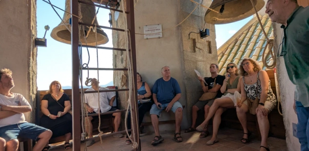 Una de las visitas al Campanario de Santa María. Foto: Cultura Mataró