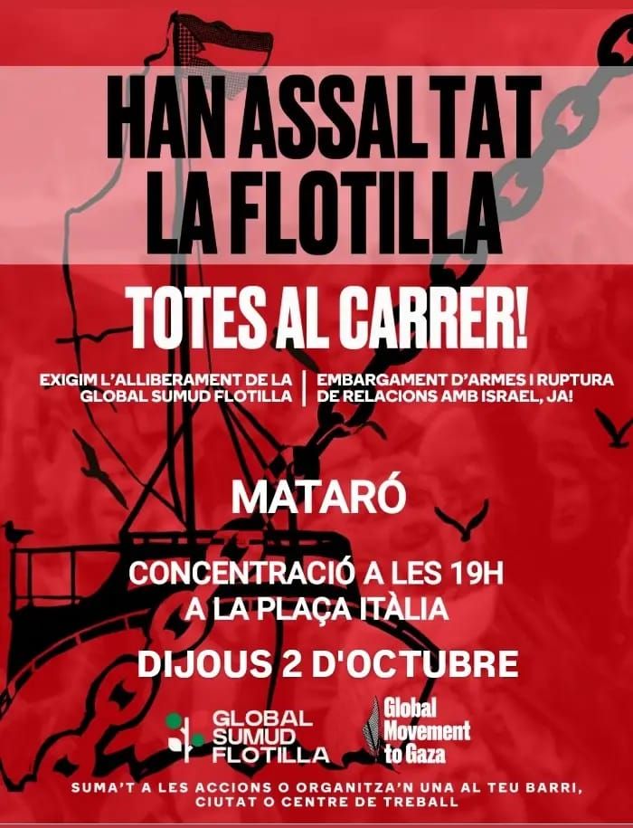 El cartell de la mobilització d'aquest dijous