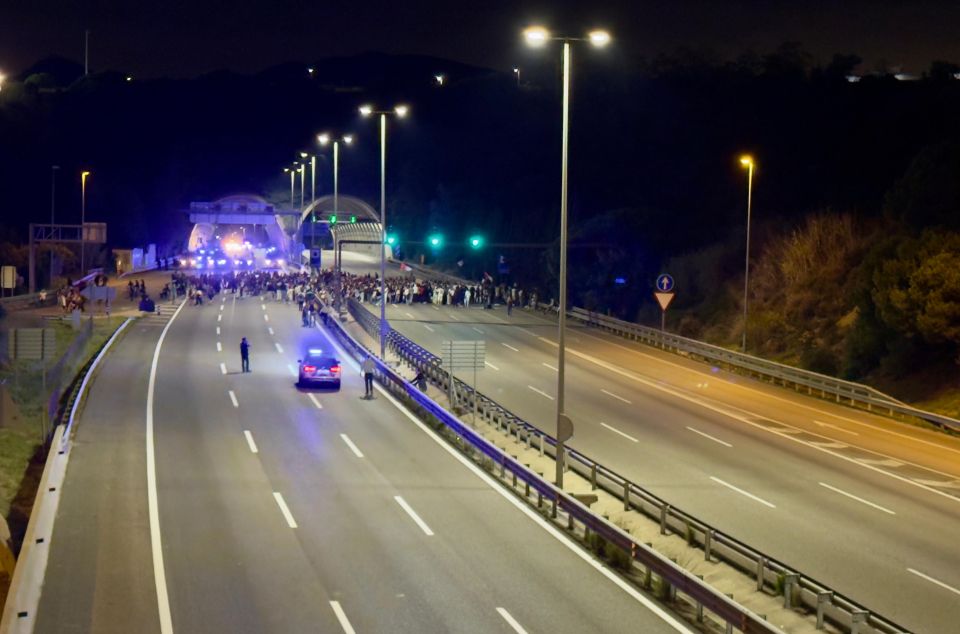 Autopista tallada