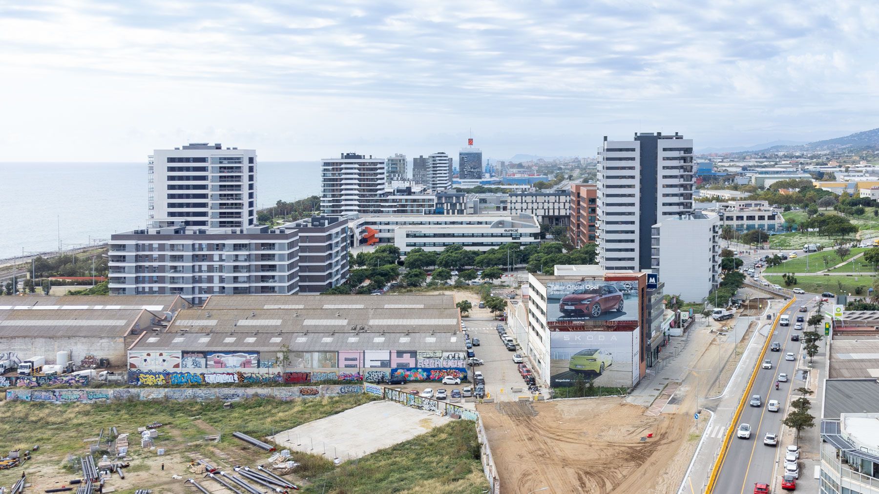 El Rengle, zona de creixement a Mataró en les darreres dècades. Foto: R.Gallofré