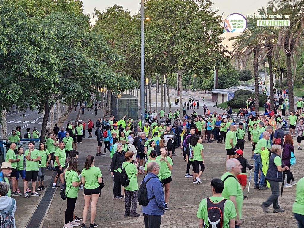 Mataró Camina per l'Alzheimer, en una imatge d'arxiu