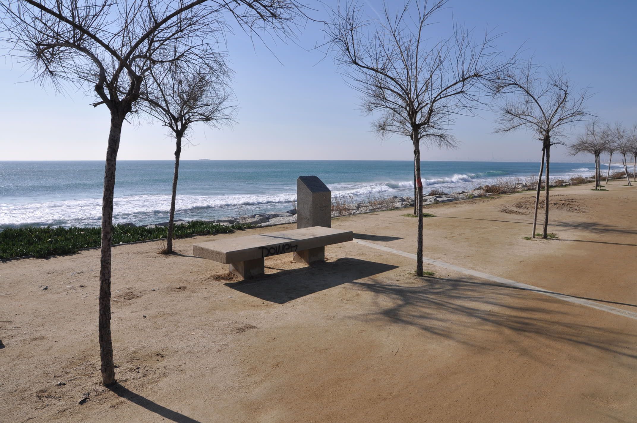 Monumento al Meridiano Verde, en el Masnou
