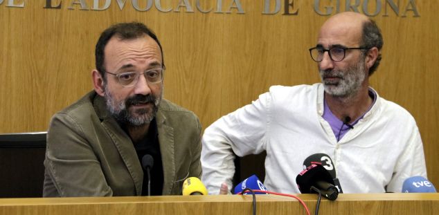 L'advocat Benet Salellas i el germà d'Helena Jubany