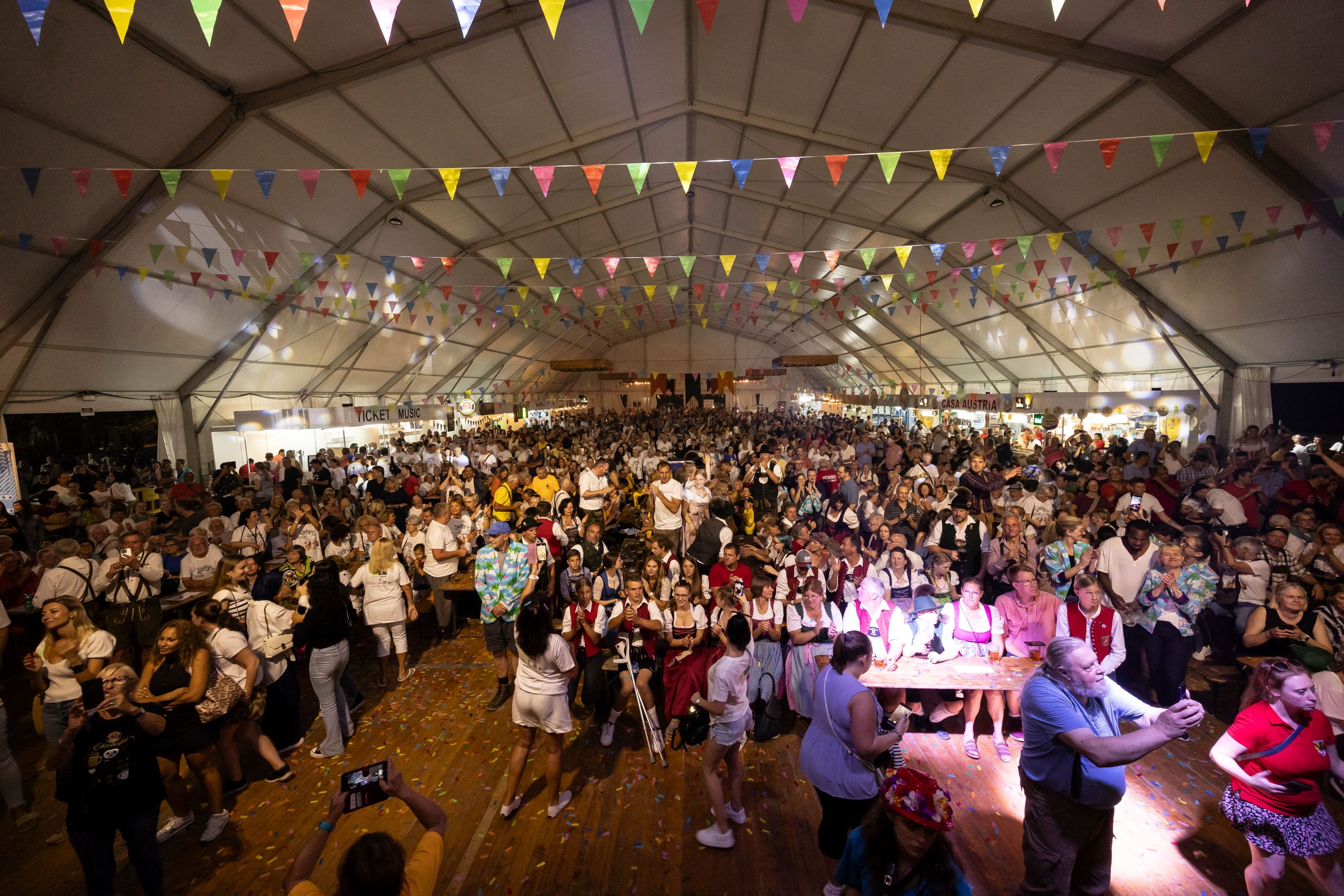 La carpa Oktoberfest Calella