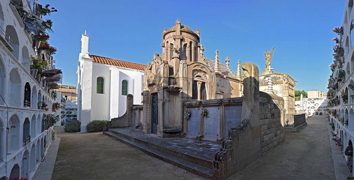 cementerio de Canet panorama panteones hacia el oeste