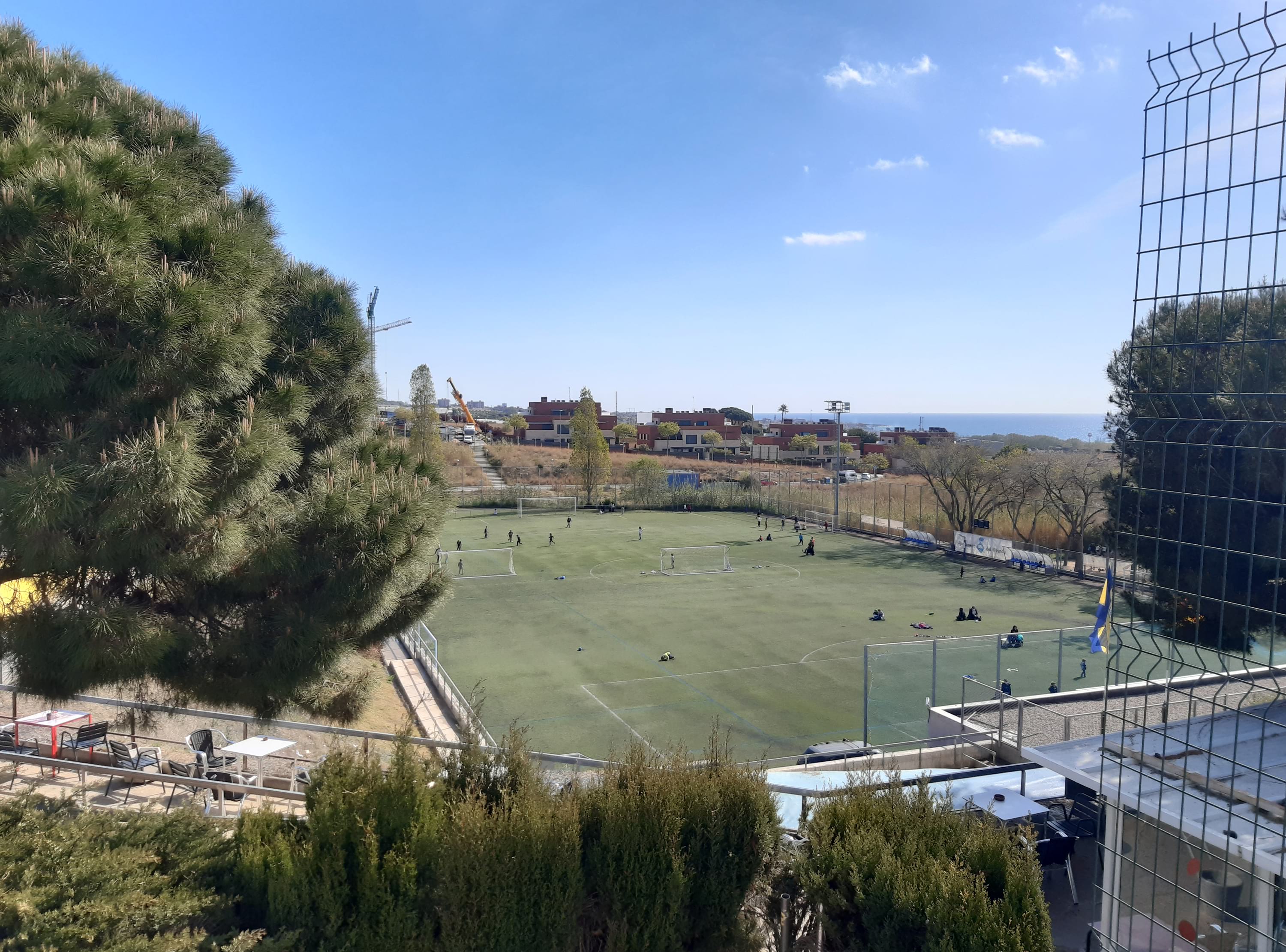 Camp municipal del Masnou, on es va produir l'agressió