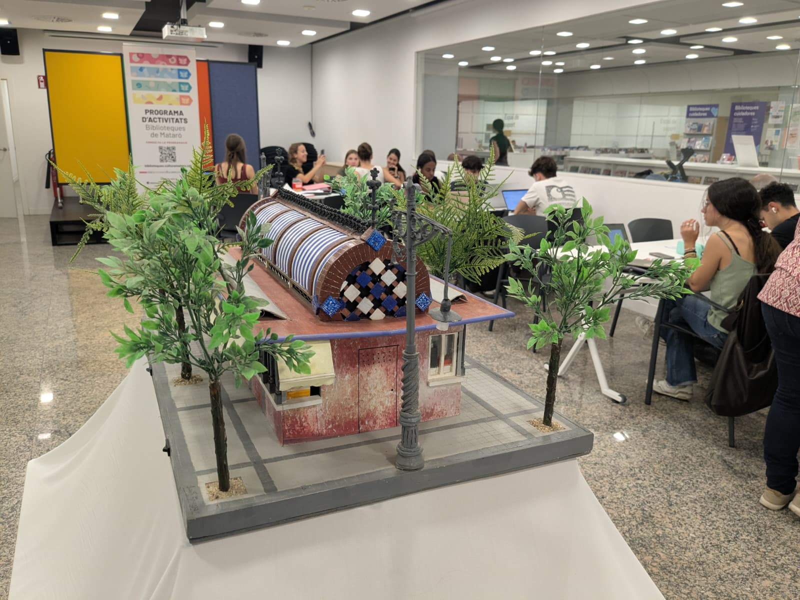 La maqueta de la Plaça Gran