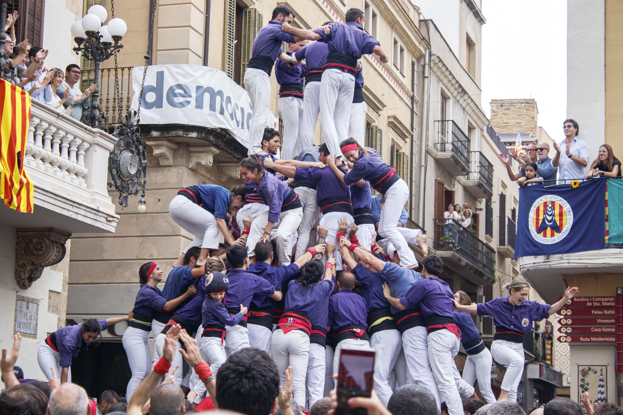 El 5 de 9 de Capgrossos en Vilafranca