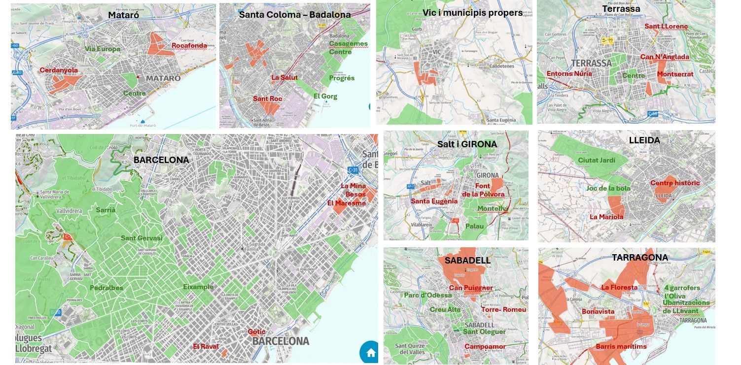 Los municipios más desiguales Los municipios más desiguales