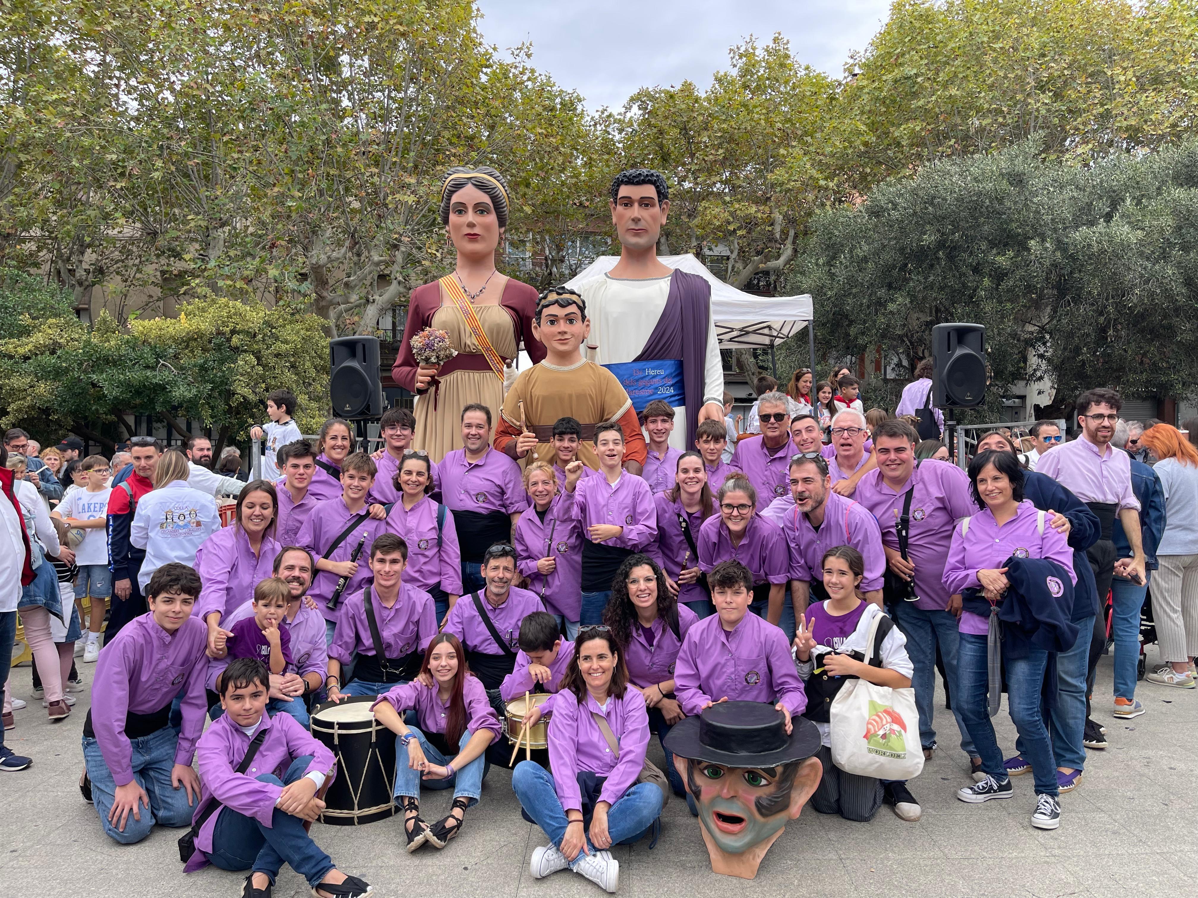 Els Gegants d'Iluro són els amfitrions de la trobada