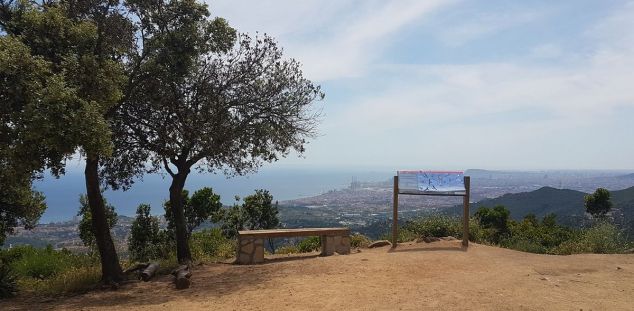 El Mirador d'en Galzeran, entre Alella i Tiana El Mirador d'en Galzeran, entre Alella i Tiana
