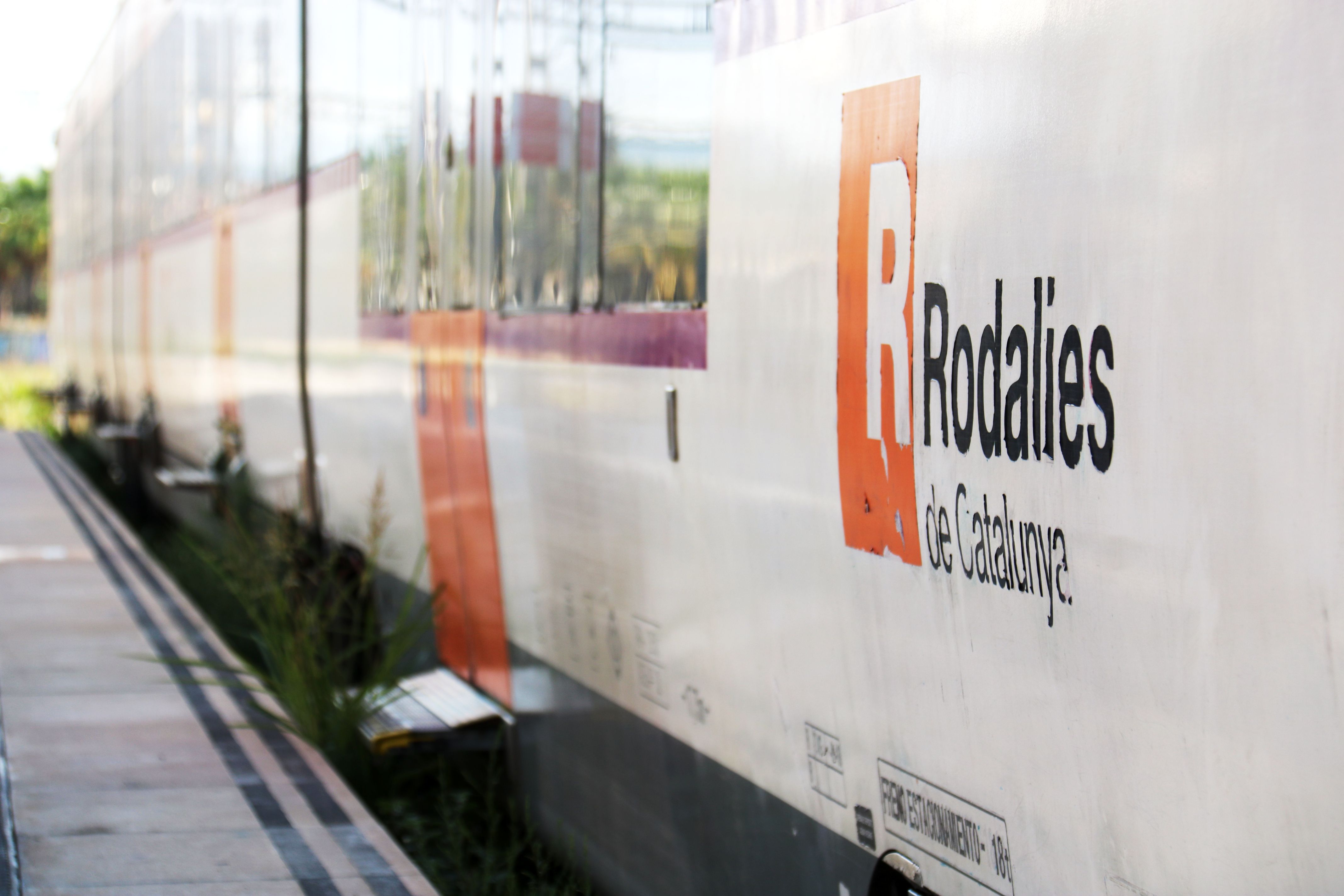 Un Rodalies a l'Estació de Mataró